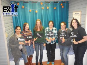 The "Beta Babes" completed the Prison Break room in 25:30 with no hints!